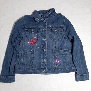 Arizona Jeans Denim Butterfly Jacket Size XL
